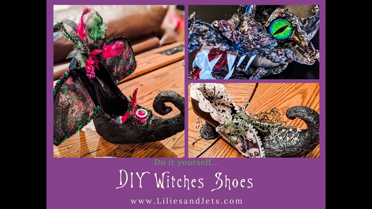 DIY Halloween Witches Shoe Party