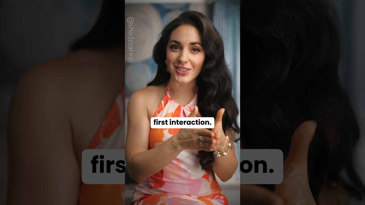 Botch your first impression? Don&rsquo;t worry! You can make it up at the end.     |     ​⁠@Dr.ShadeZahrai
