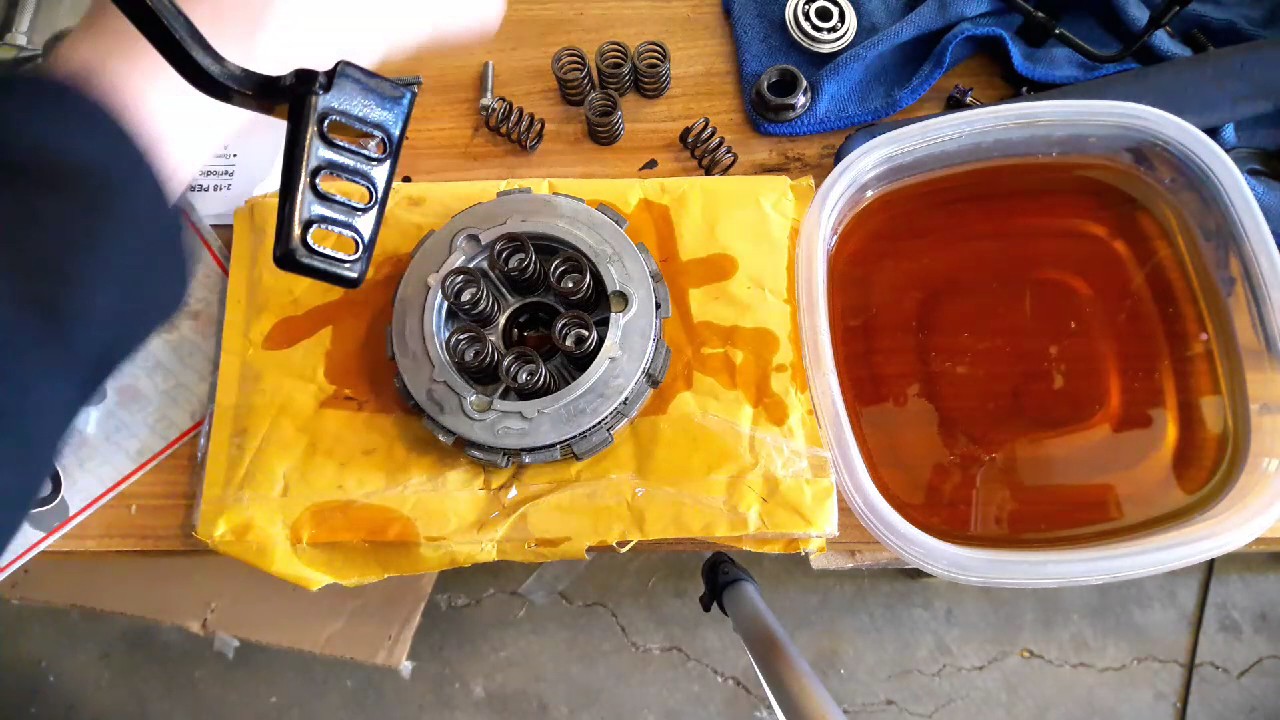2017 Kawasaki Race clutch install