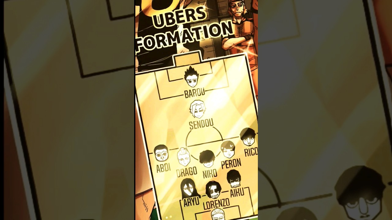 Ubers formation (bluelock)#anime #edit #bluelock #ubers