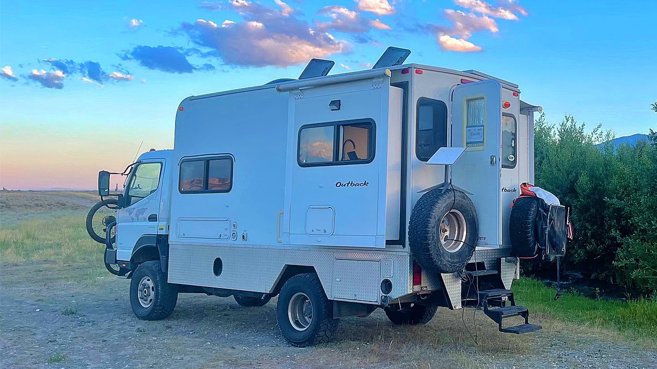 Walk Through of my NEW HOME ON WHEELS! 4x4 Mitsubishi Fuso Canter Truck Camper with 2 Slides!