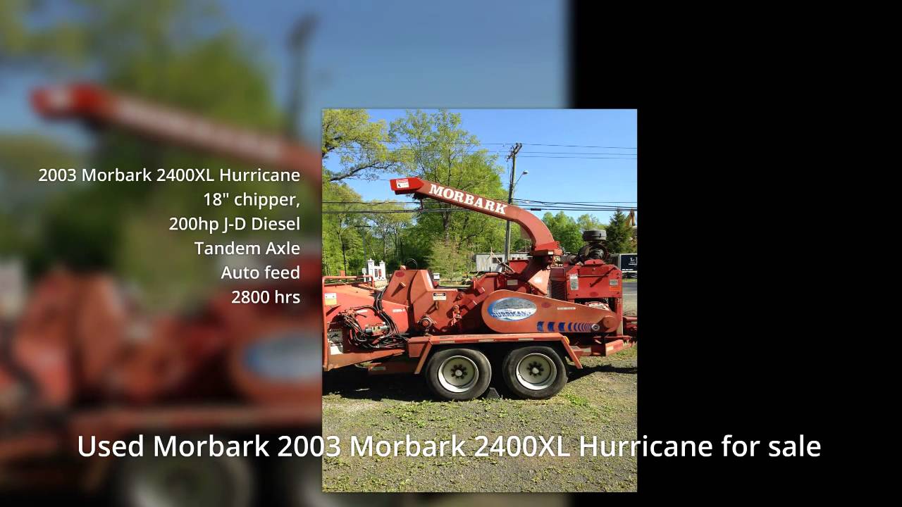Wood Chipper Morbark 2400XL Hurricane 18 inch used for sale Connecticut