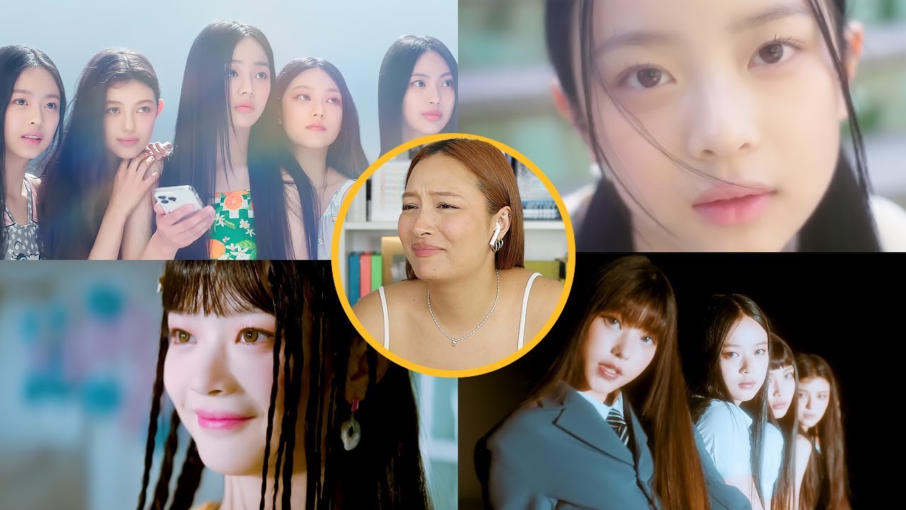 REACTING TO EVERY NEWJEANS MV (ATTENTION, HYPE BOY, HURT, COOKIE)