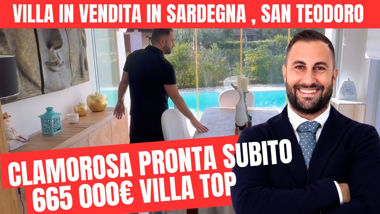 Oggi ti presento una Villa in vendita in Sardegna! San Teodoro! Pronta Subito , 665 000€ Villa Top!