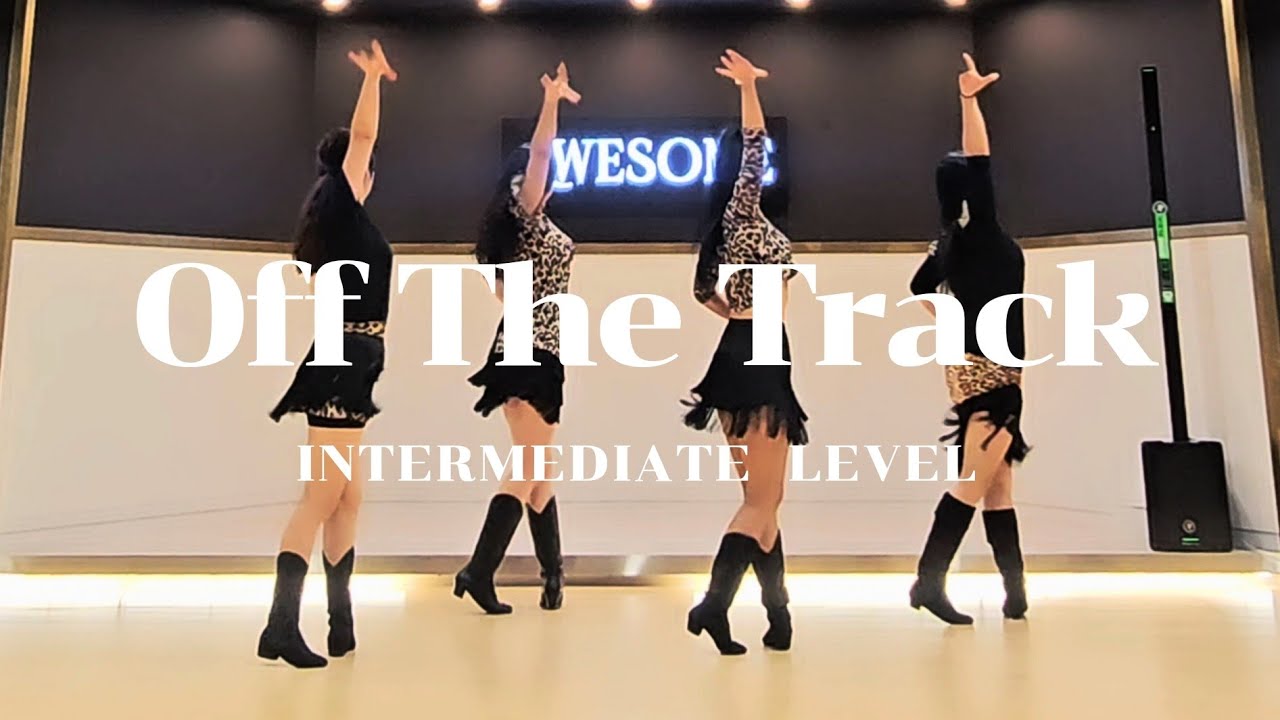 Демонстрация линейного танца Off the Track | Средний уровень | Потрясающий линейный танец