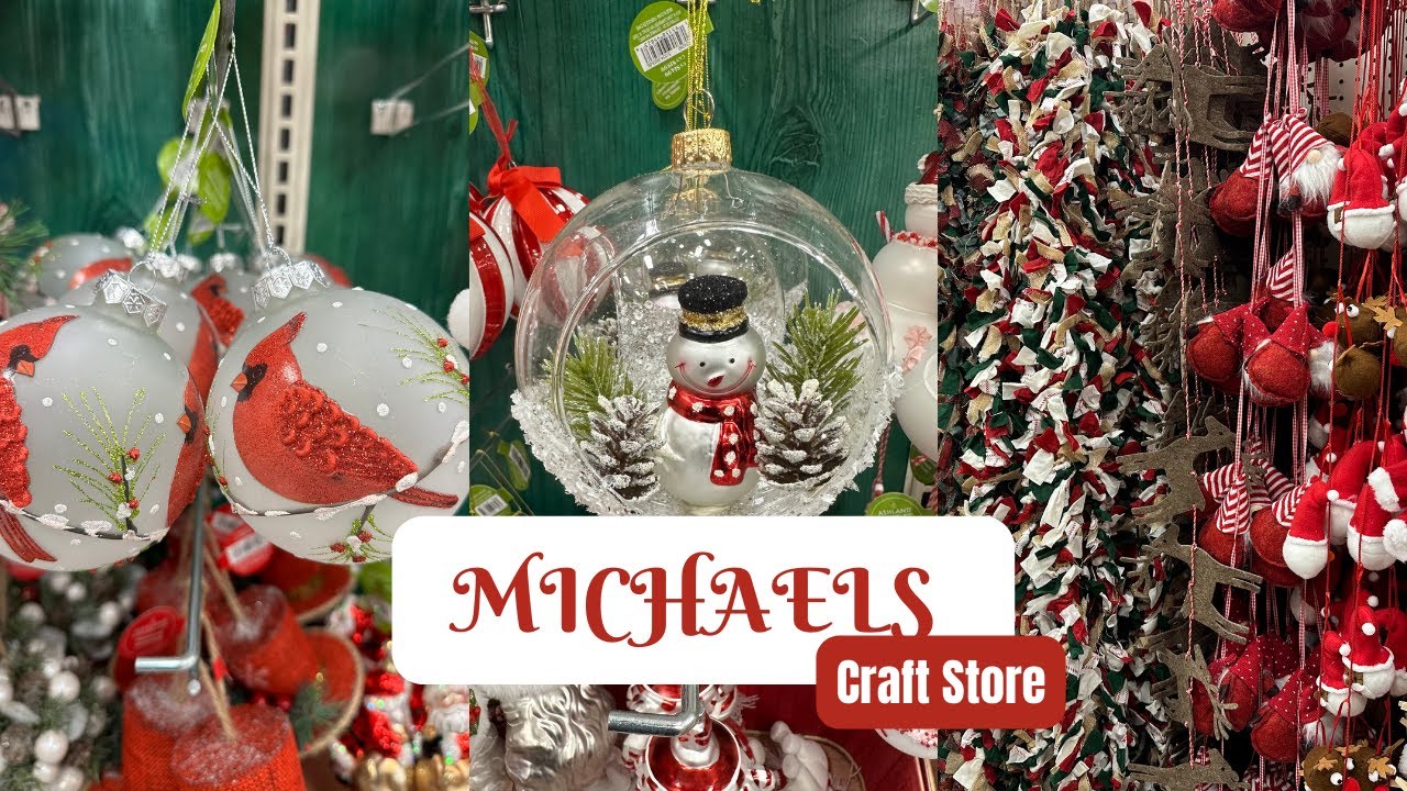MICHAELS Craft Store | Christmas Decor | 2023 Seasonal Decor | Floral Stems