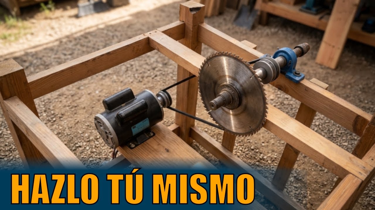 COMO CONSTRUIR UNA SIERRA DE MESA/BANCO🪚🌲 FÁCIL Y RÁPIDO‼️