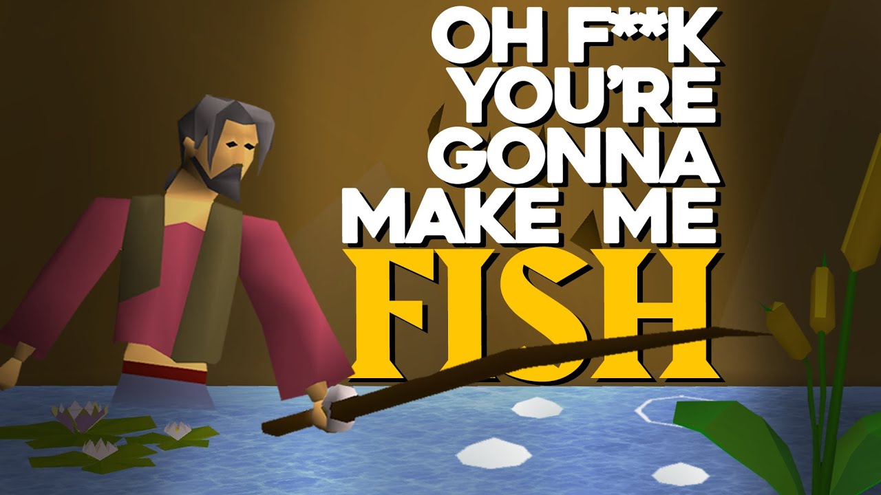 I cannot leave, I cannot bank, I need 1.3 million fishing xp.