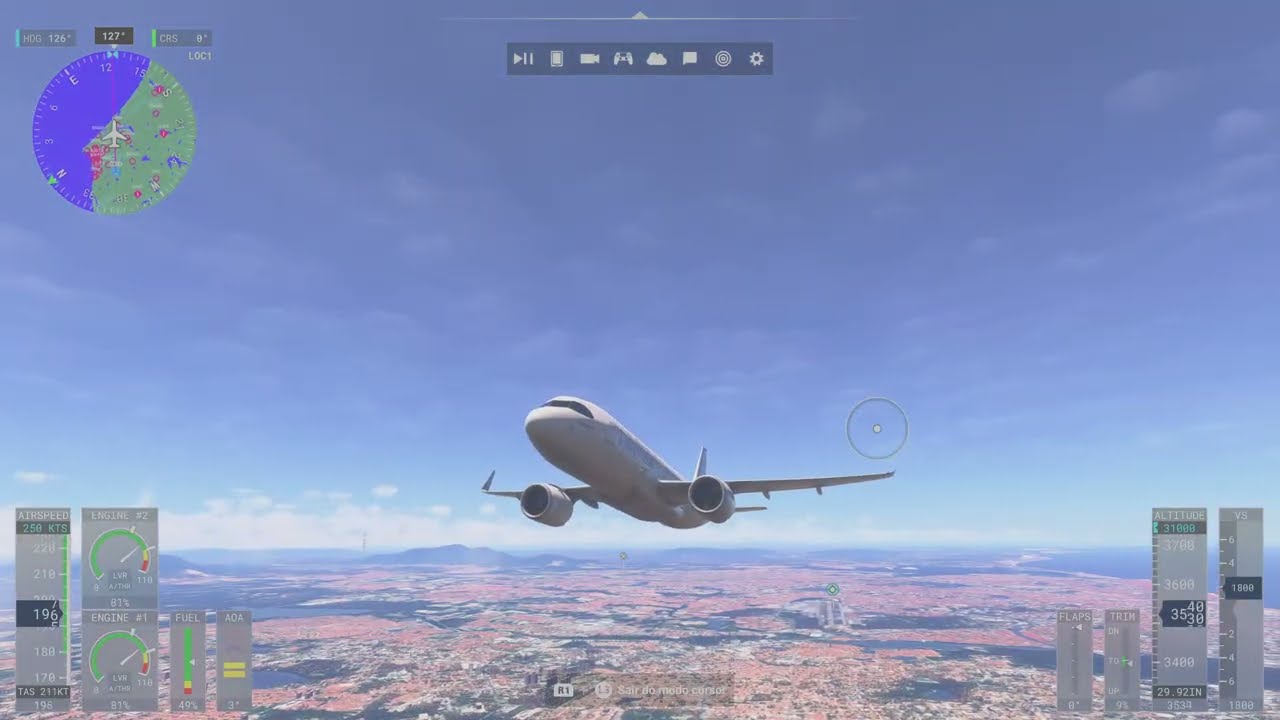 Decolando de Fortaleza 🛫