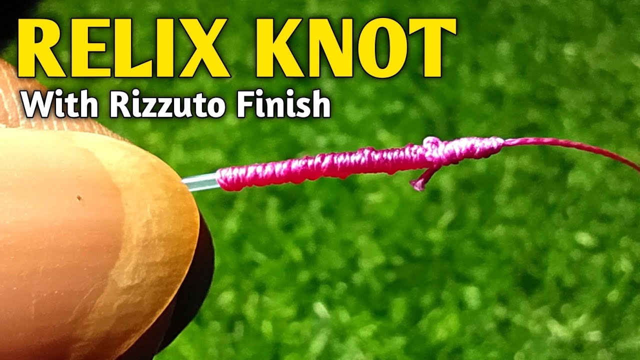 The Easiest Way To Tie a Relix Knot - Tying Braid to Mono or Fluorocarbon Leader