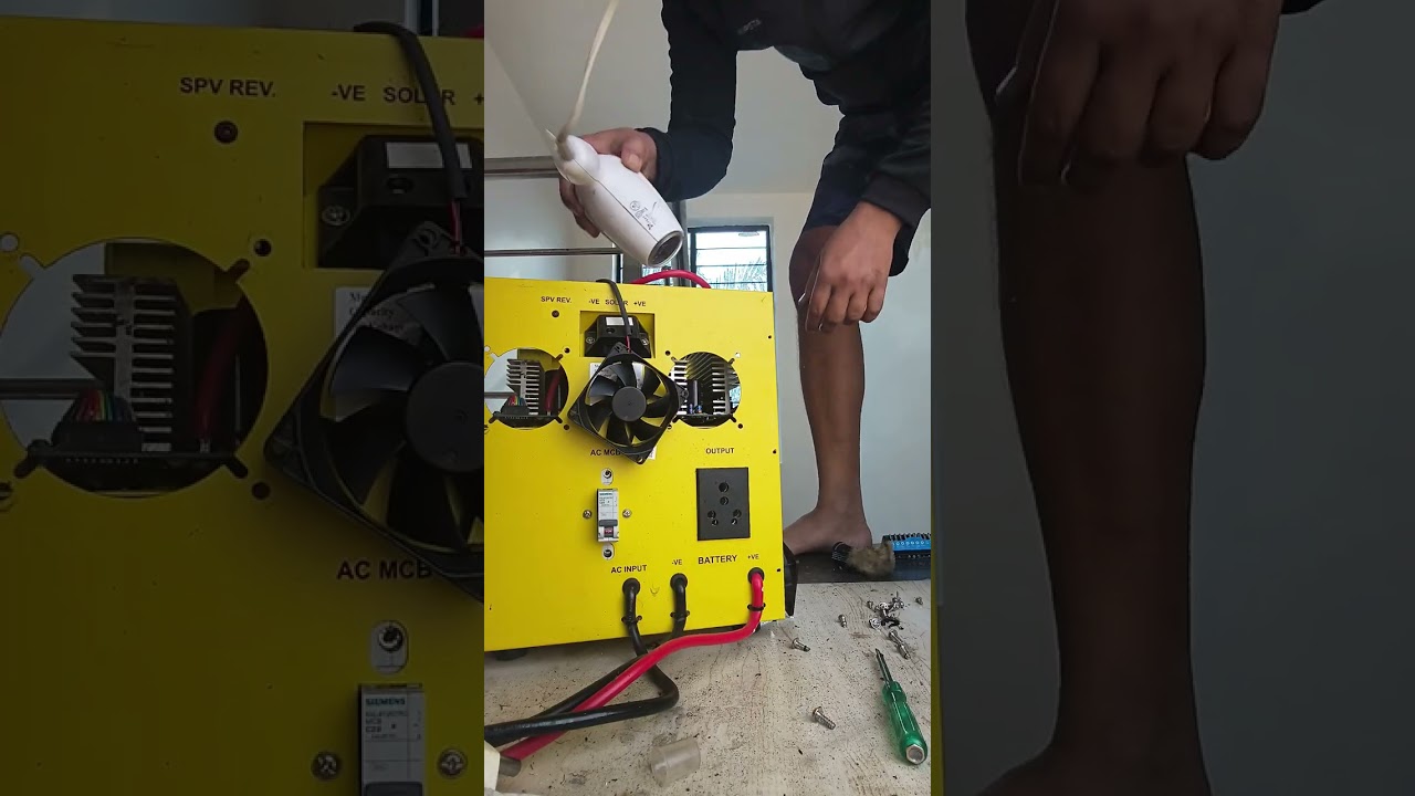 UTL Gamma Plus 3350 Fan Noise resolved- Cleaning and greacing  #utl #invertor 