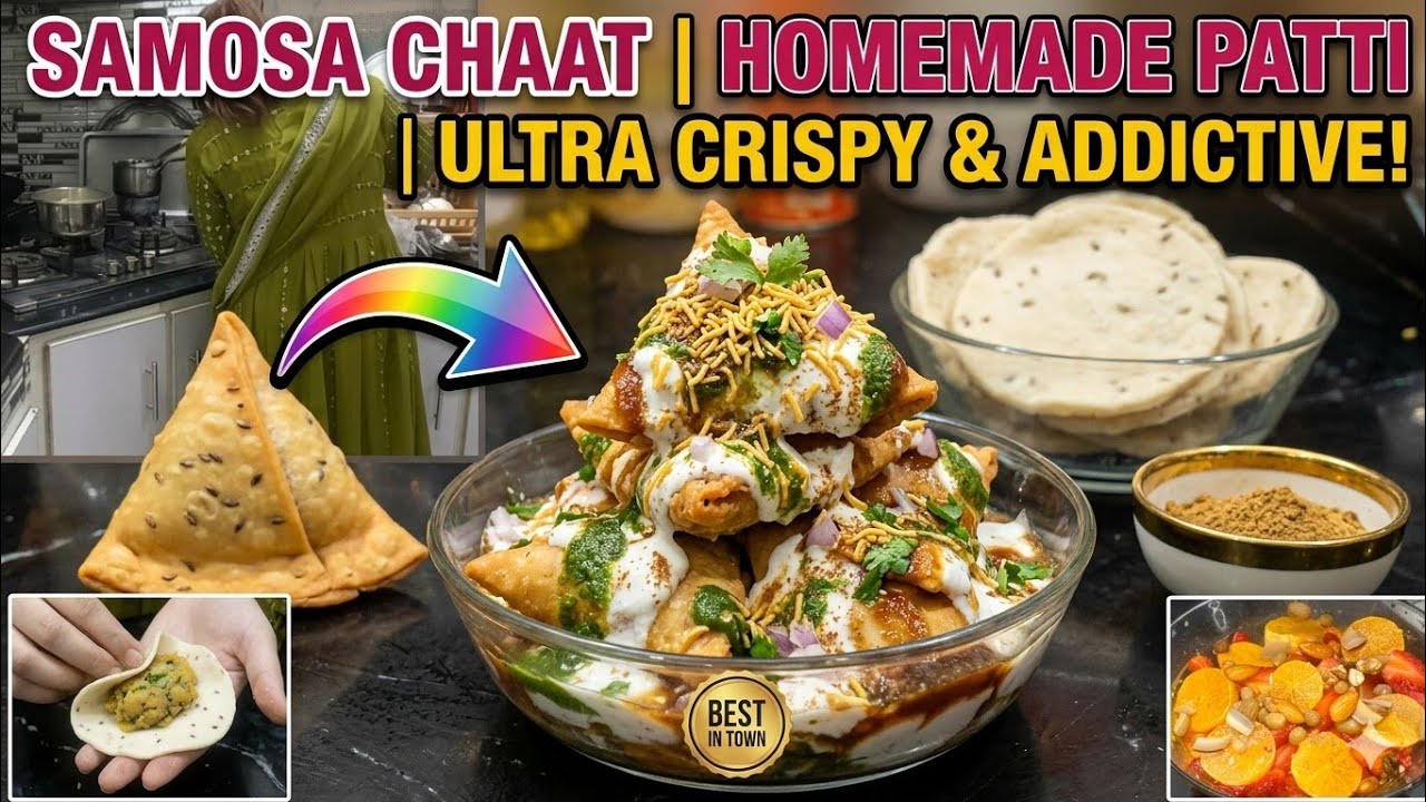 Samosa with Homemade Dough | Kainat vlogs official