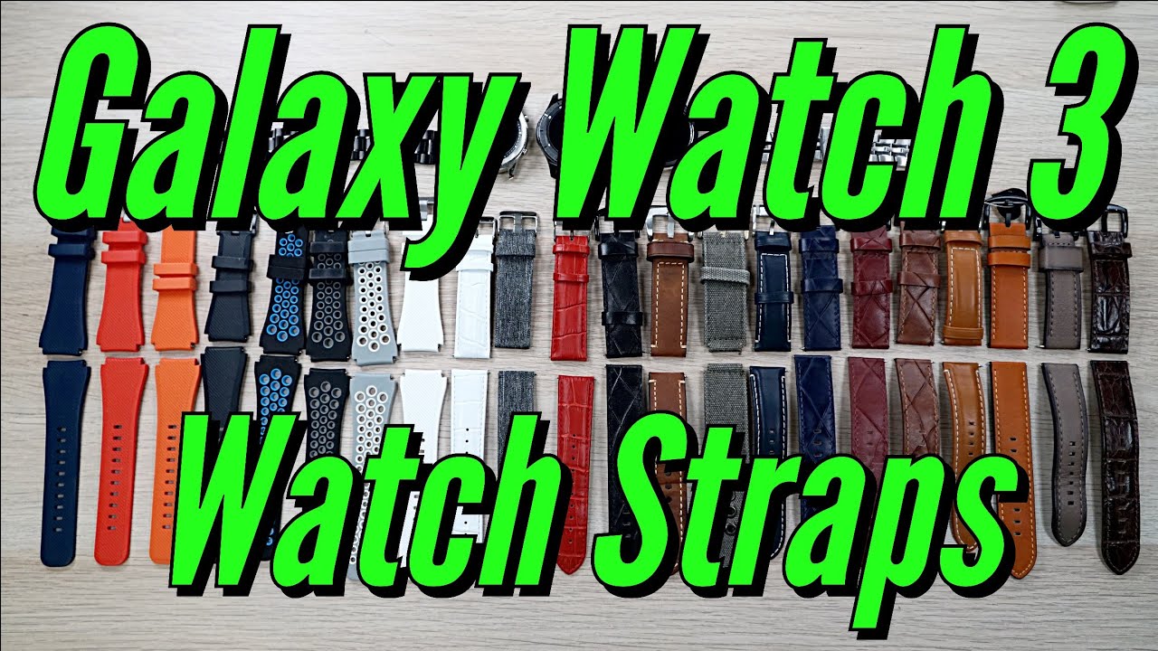 Watch Straps For Samsung Galaxy Watch 3 (Mystic Silver 45mm)