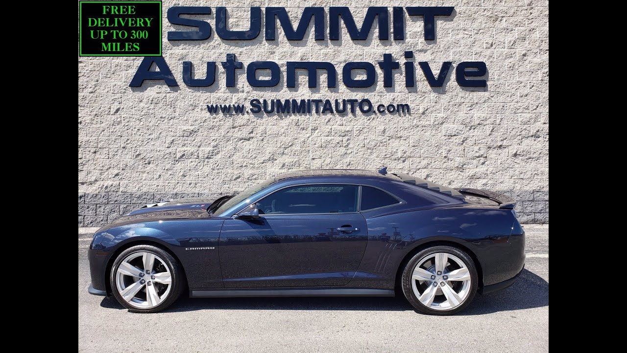 2013 CHEVROLET CAMARO ZL1 BLUE RAY METALLIC WALK AROUND REVIEW 10844 SOLD! www.SUMMITAUTO.com