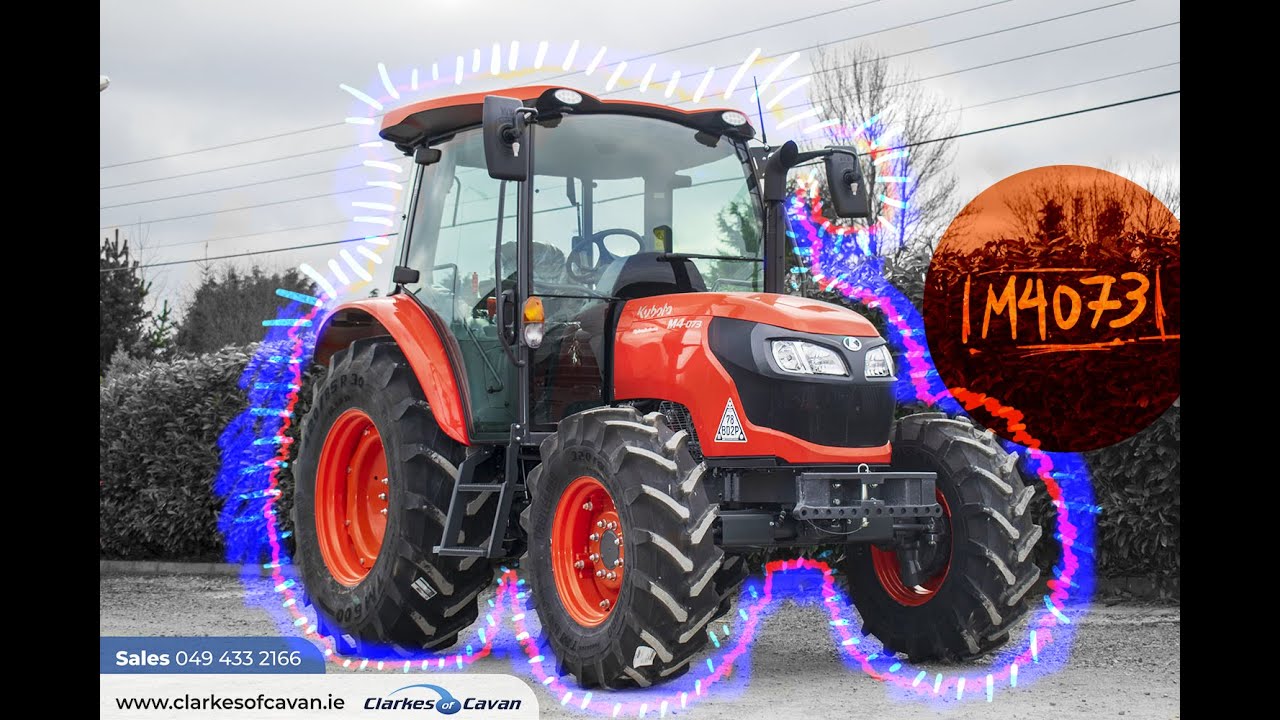 Kubota M4073 Walkaround