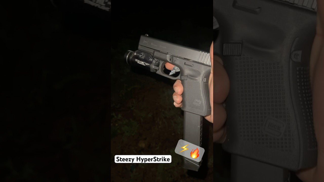 ⚡️Steezy HyperStrike Trigger⚡️ #FRT #blicky #9mmgun #glock #edc #guns #airsoft #shooting #legalguns