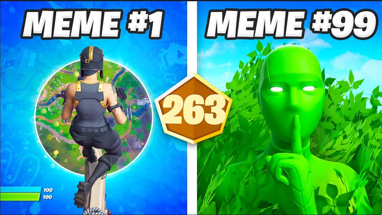 I Tested 100 Memes in Fortnite Tournaments..