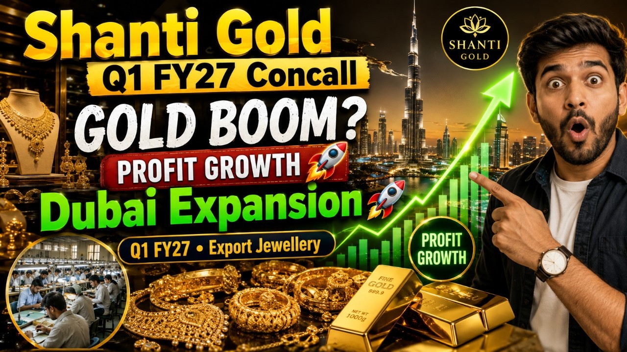 Shanti Gold International Q1 FY27 Concall | Revenue Growth, Profit Jump and Export Business Analysis