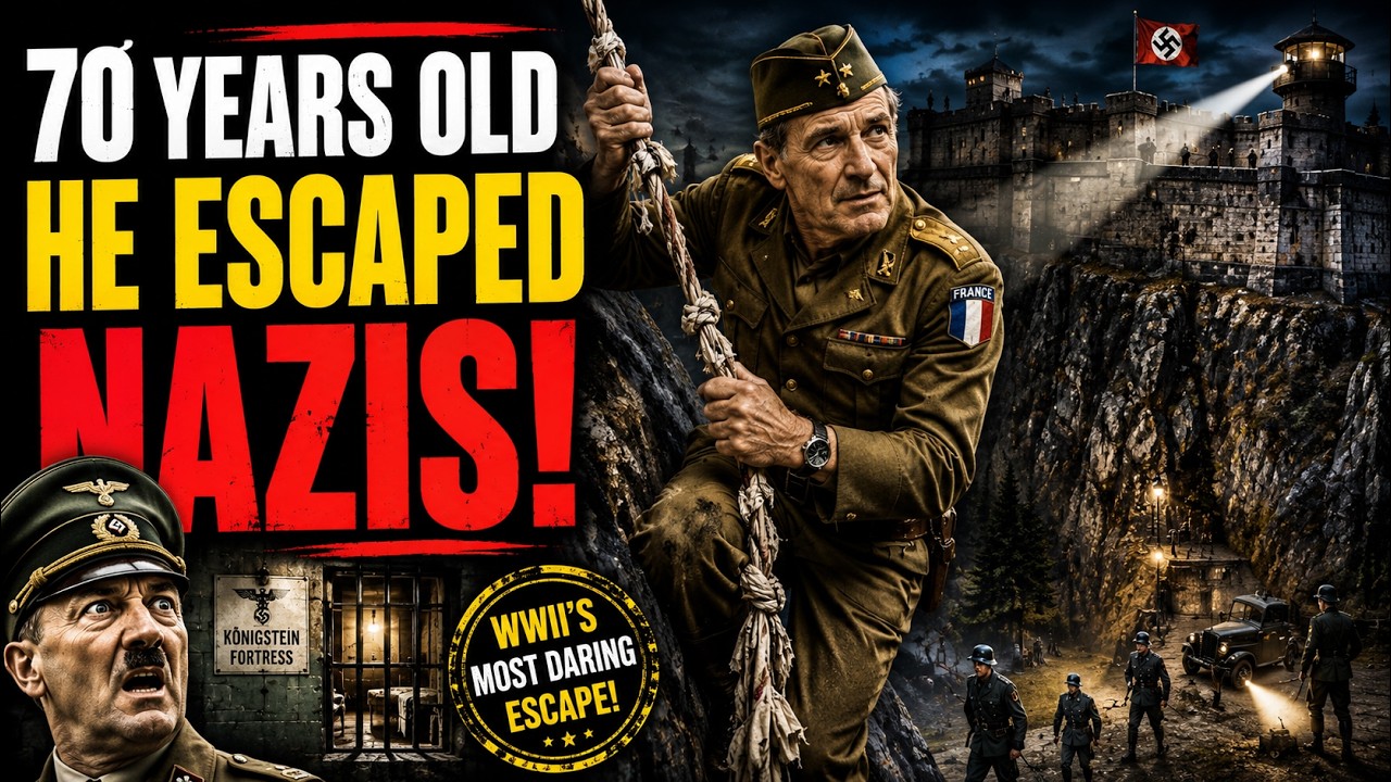 Henri Giraud: The French General Who Escaped a Nazi Fortress| WWII’s   Prison Escape Story |war dogs