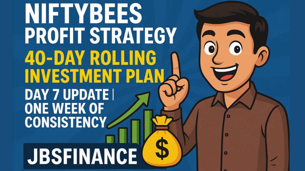 💰NIFTYBEES Profit Strategy: 40-Day Rolling Investment Plan &ndash; Day 7 Update | One Week of Consistency💰