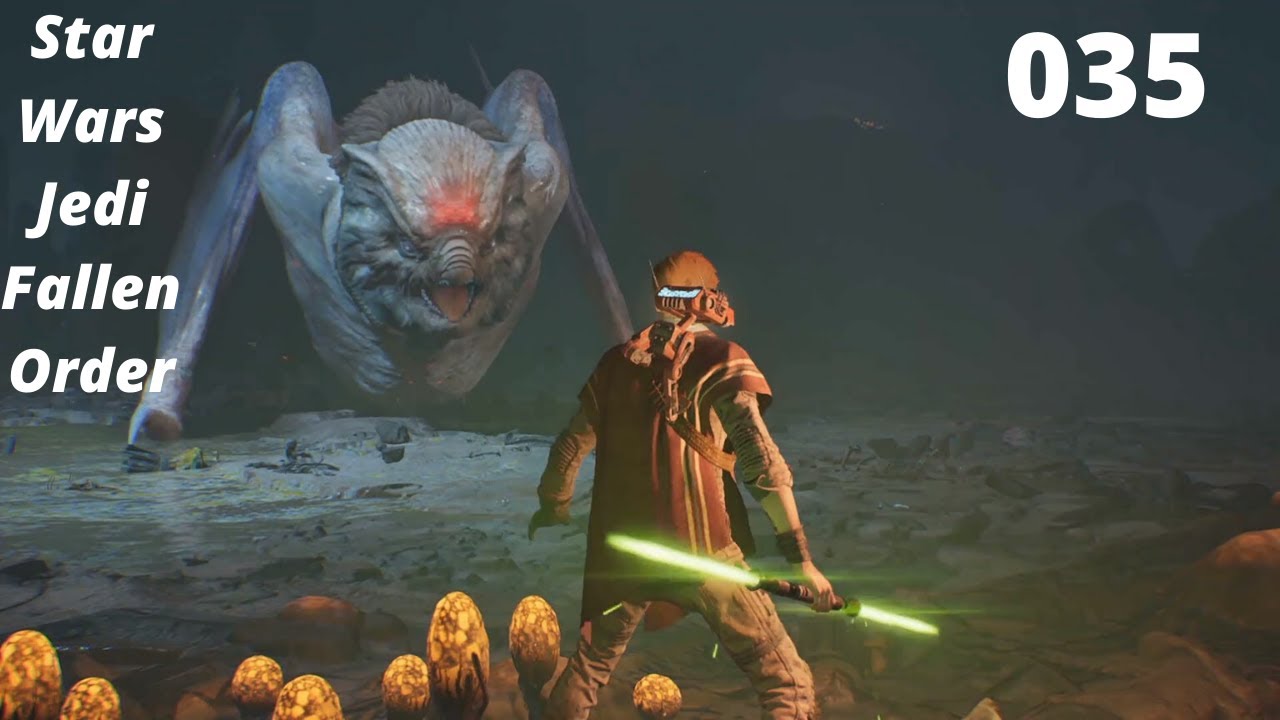 Star Wars Jedi Fallen Order Gameplay Deutsch #35 Bosskampf Gorgara  (Jedi-Großmeister)
