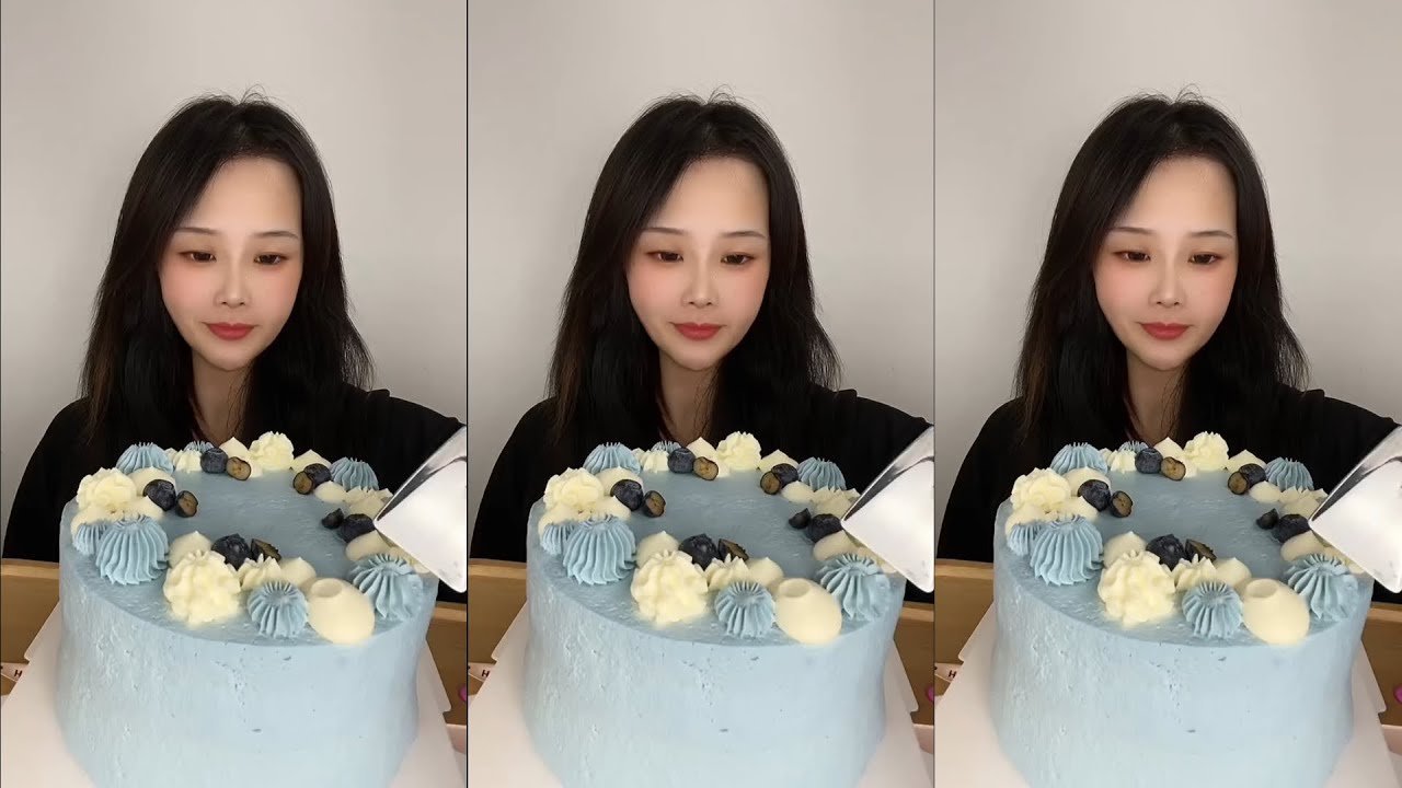 [ASMR][MUKBANG]Soft and Creamy Cream Cake 🎂 Eating Show 🎂디저트 케이크 먹방