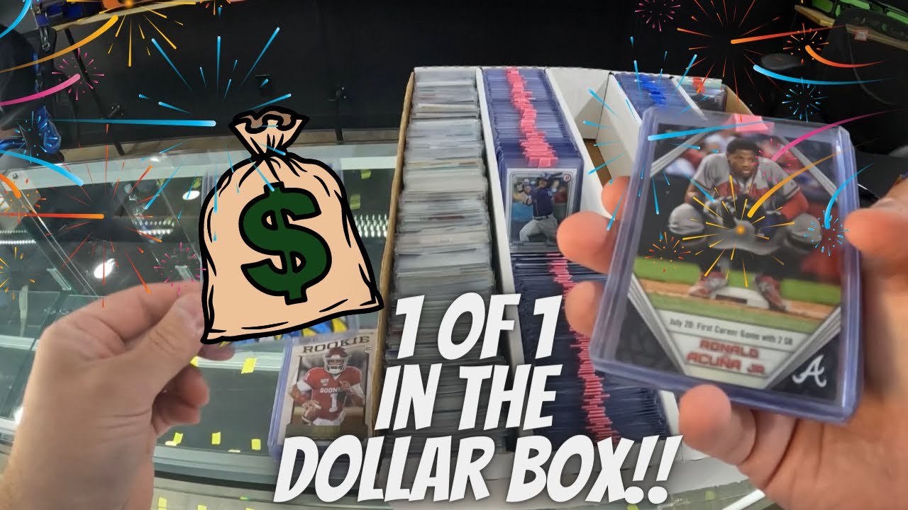 INCREDIBLE HOT STREAK IN MY LOCAL SPORTS CARD SHOPS DOLLAR BOX!