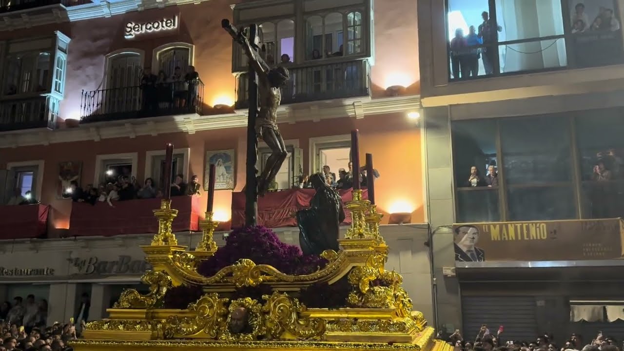 Cristo de mena y La legion | El novio de la Muerte en la tribuna de los pobres | Malaga 2025