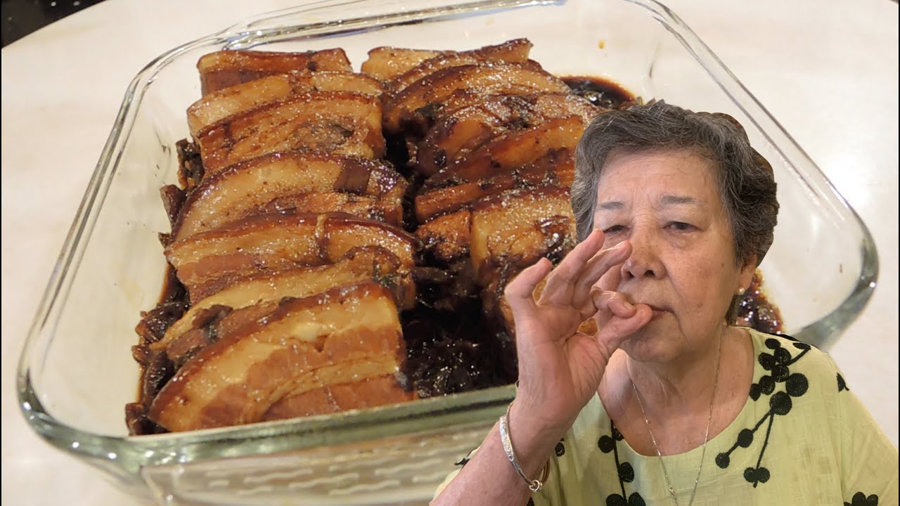 How to make Mui Choy Kau Yoke (Pork Belly with Preserved Mustard Greens) - Grandma Alice's Recipe