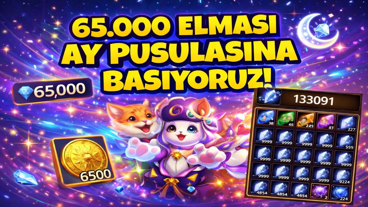 💎65.000 ELMAS İLE AY PUSULASI REKOR DENEMESİ! TÜM ELMASLAR GİTTİ!🔥 |Wartune Ultra