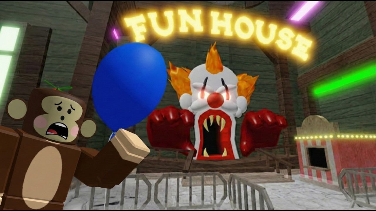 SCARY OBBY, But I Escape From The Carnival of Terror in Roblox!