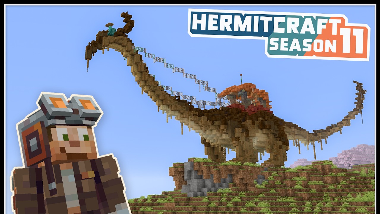 My Starter Base Is ALIVE! -  Hermitcraft 11 Episode 1