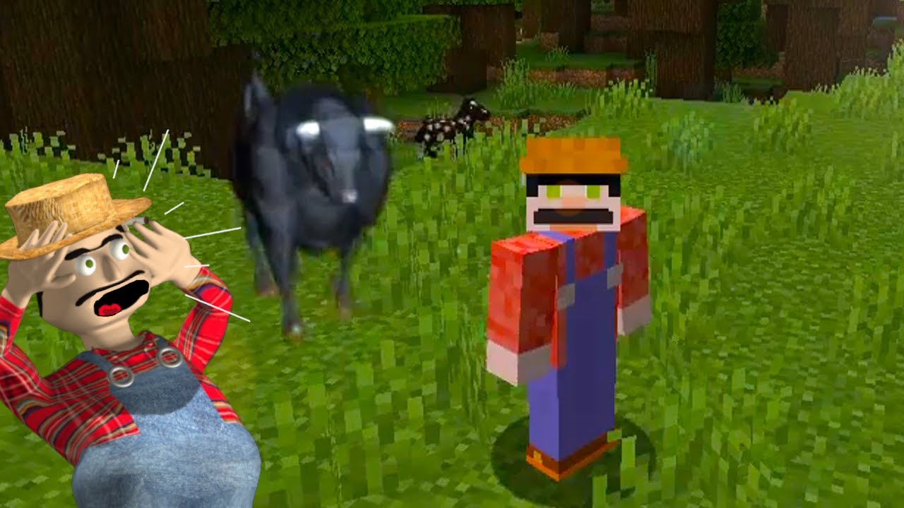 JUCA PAÇOCA e o TOURO JORJÃO, em MINECRAFT