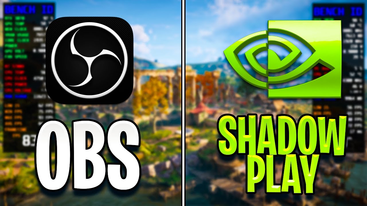 OBS (H264) VS Nvidia ShadowPlay LOW Settings (Bitrate) || Benchmark 7 Games