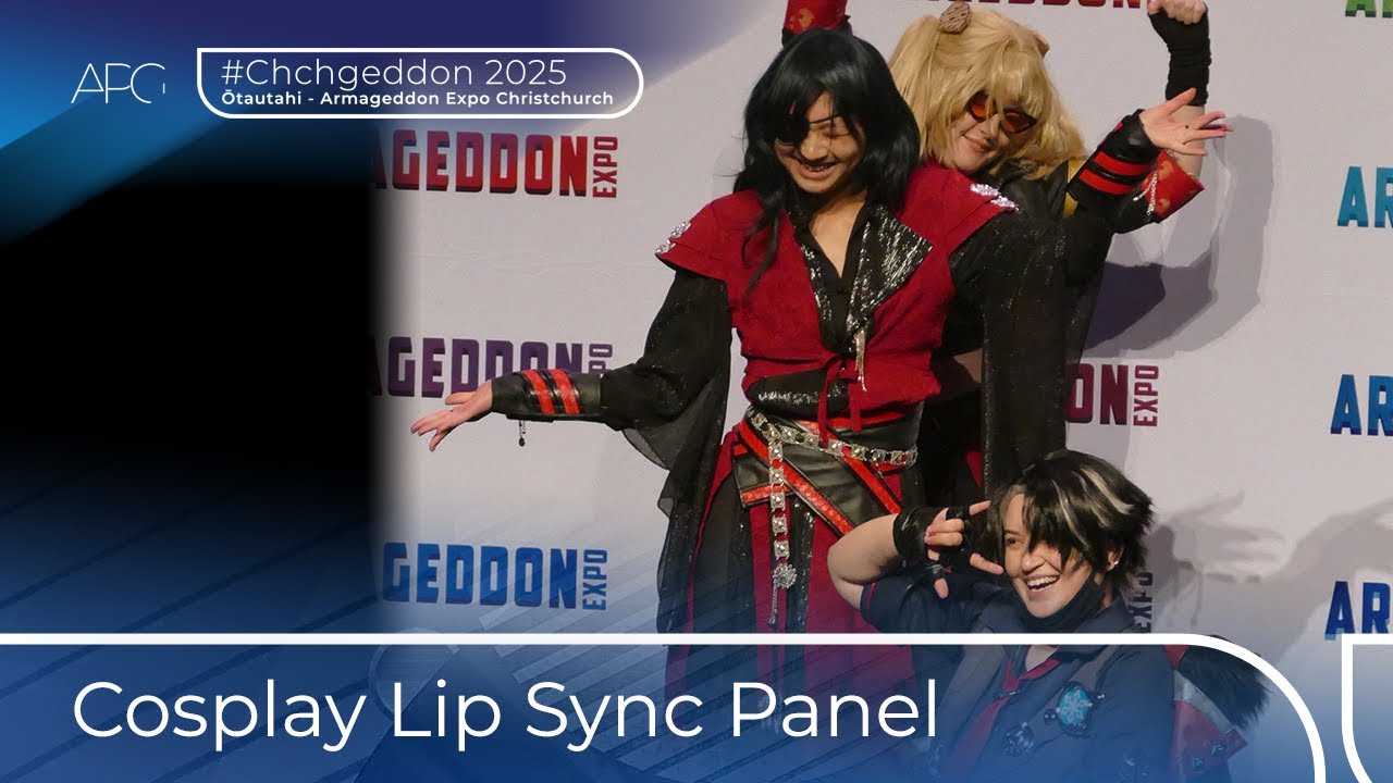 ARMAGEDDON EXPO Chchgeddon 2025 - Cosplay Lip Sync Panel [#APGLive]