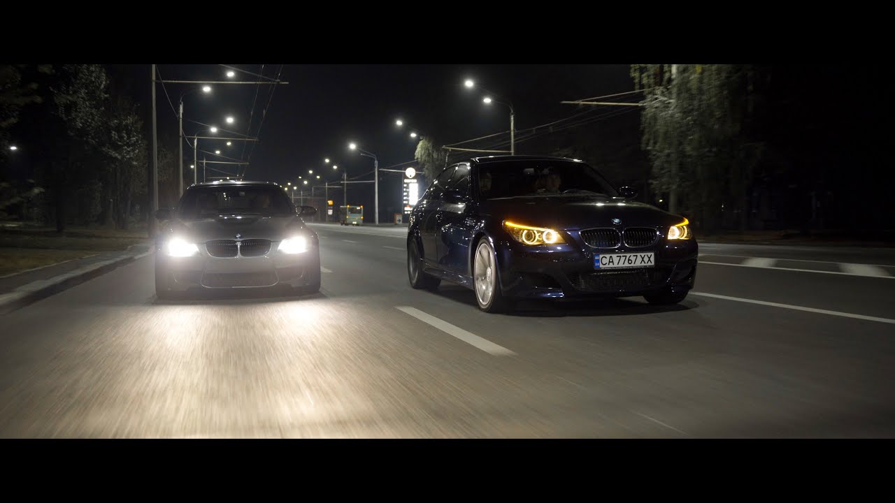 Midnight Run │ BMW M5 E60 V10 & 335i M3 E92 Look │ 4K