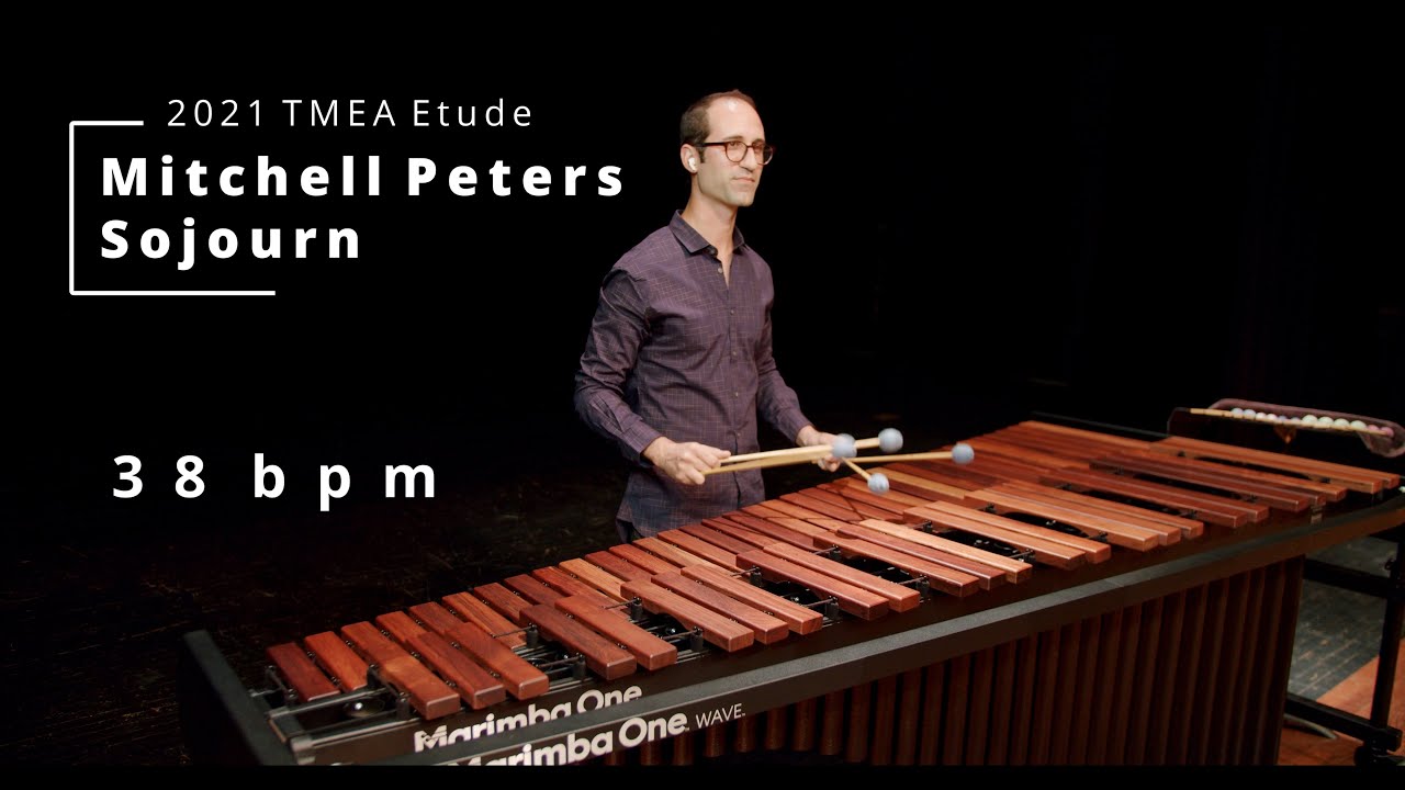 Sojourn by Mitchell Peters SLOW (2021 TMEA 4 Mallet Etude)