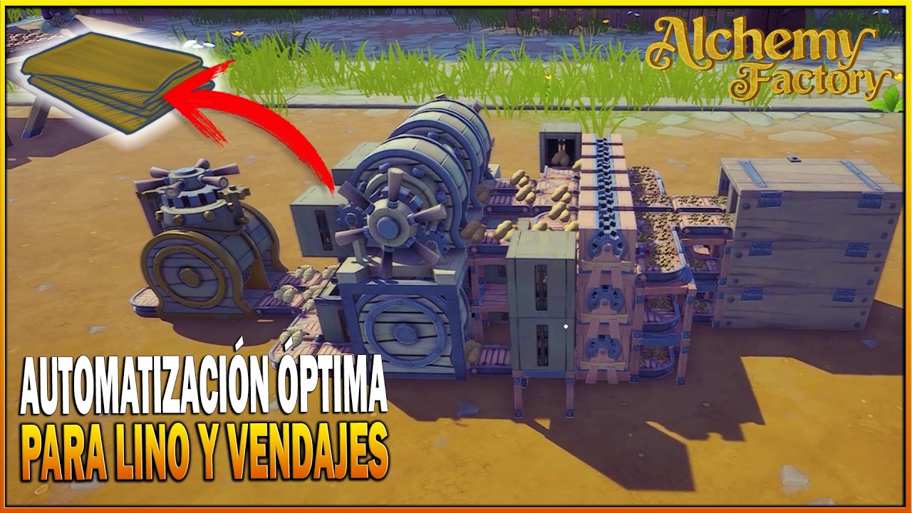 💡 Cómo OPTIMIZAR la producción de LINO en Alchemy Factory