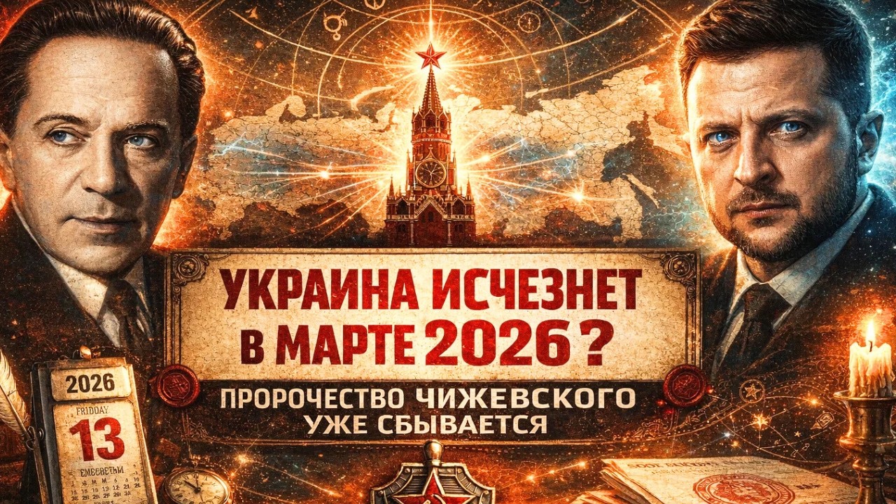 ПРОРОЧЕСТВО АЛЕКСАНДРА ЧИЖЕВСКОГО: УКРАИНА ИСЧЕЗНЕТ В 2026? Совпадение или знак