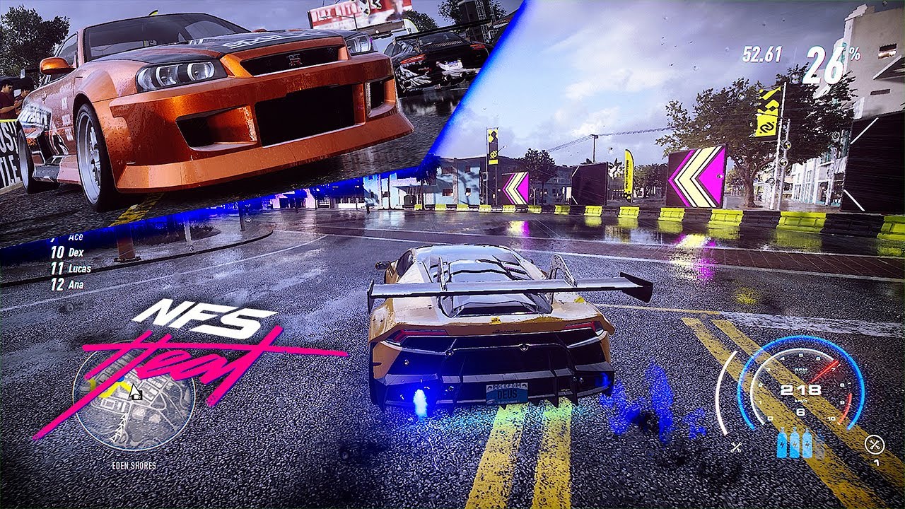 Lamborghini Huracan - Need for Speed Heat | Fighting for NISSAN SKYLINE GT-R in Dex Race Story