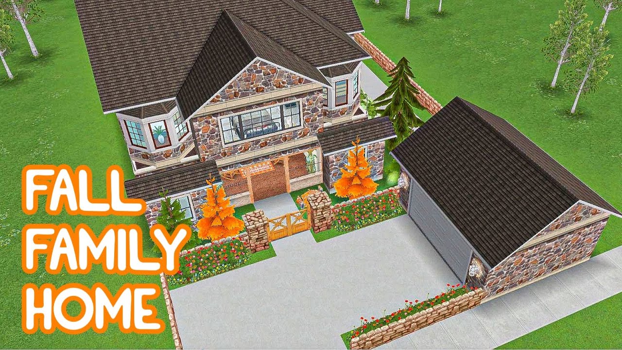 Realistic Fall Family Home 🍂🍁 || The Sims Freeplay