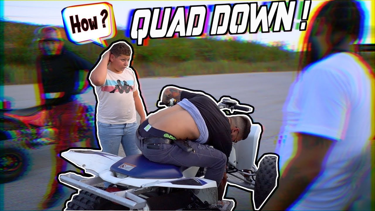 LITTLE BROTHER ALREADY BR0KE HIS NEW QUAD ! | BRAAP VLOGS