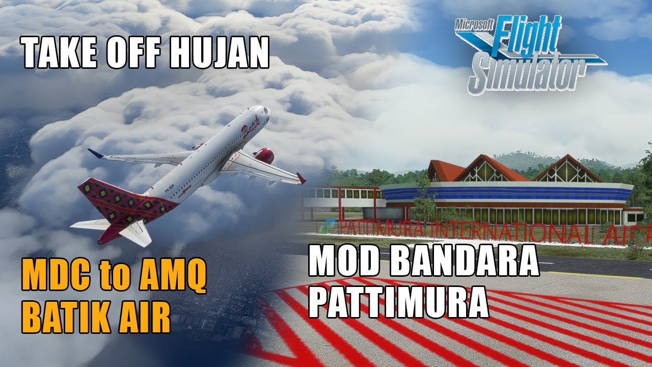 IFR Manado (MDC) to Ambon (AMQ) - Microsoft Flight Simulator 2020 Indonesia