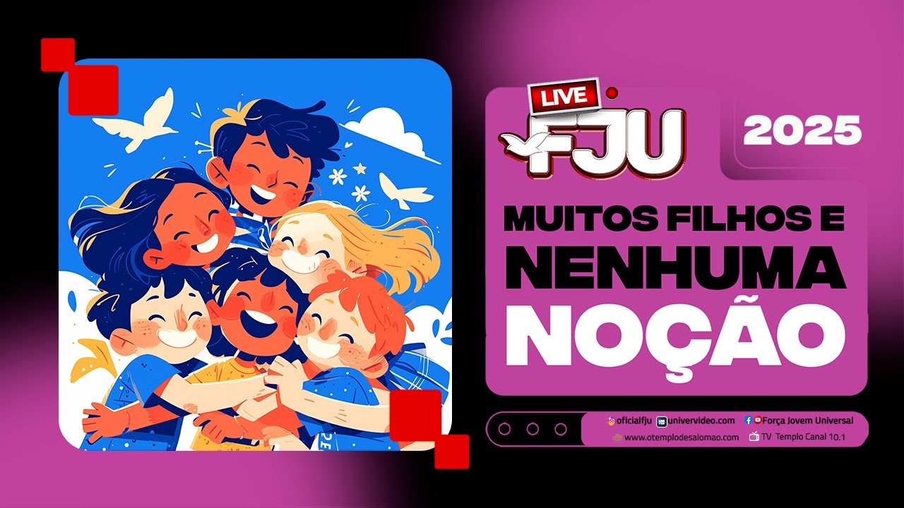 MUITOS FILHOS E NENHUMA NO&Ccedil;&Atilde;O #LIVEFJU #FJU