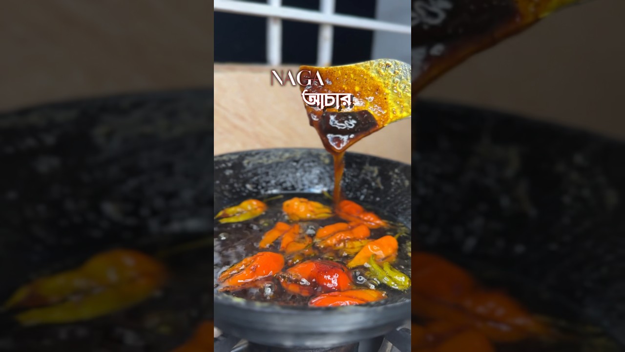 Naga Pickle🥵 #reels #youtubeshorts #shorts #recommended #recipe #food #pickle #naga #spicy #easy
