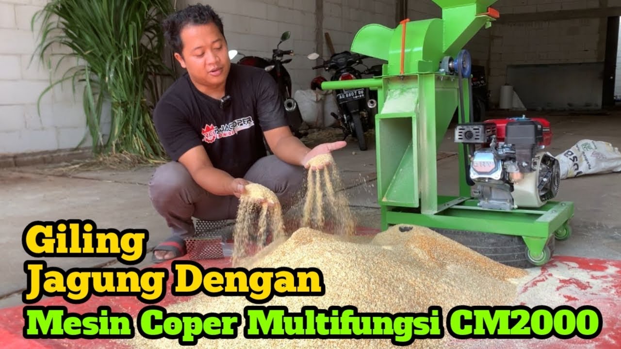 Mesin Coper Multifungsi CM2000 Giling Jagung Untuk Pakan Ternak #mesincacahmultifungsi