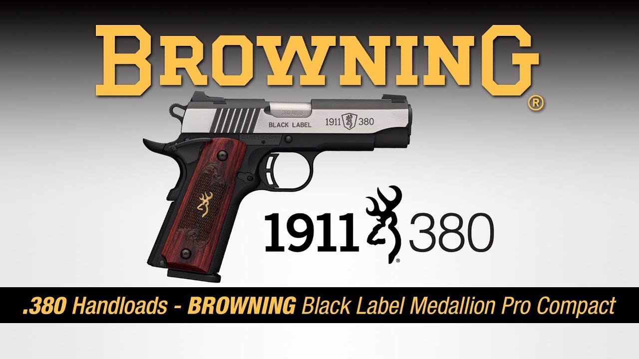 Тестирование ручных патронов в Browning Black Label Medallion .380 ACP