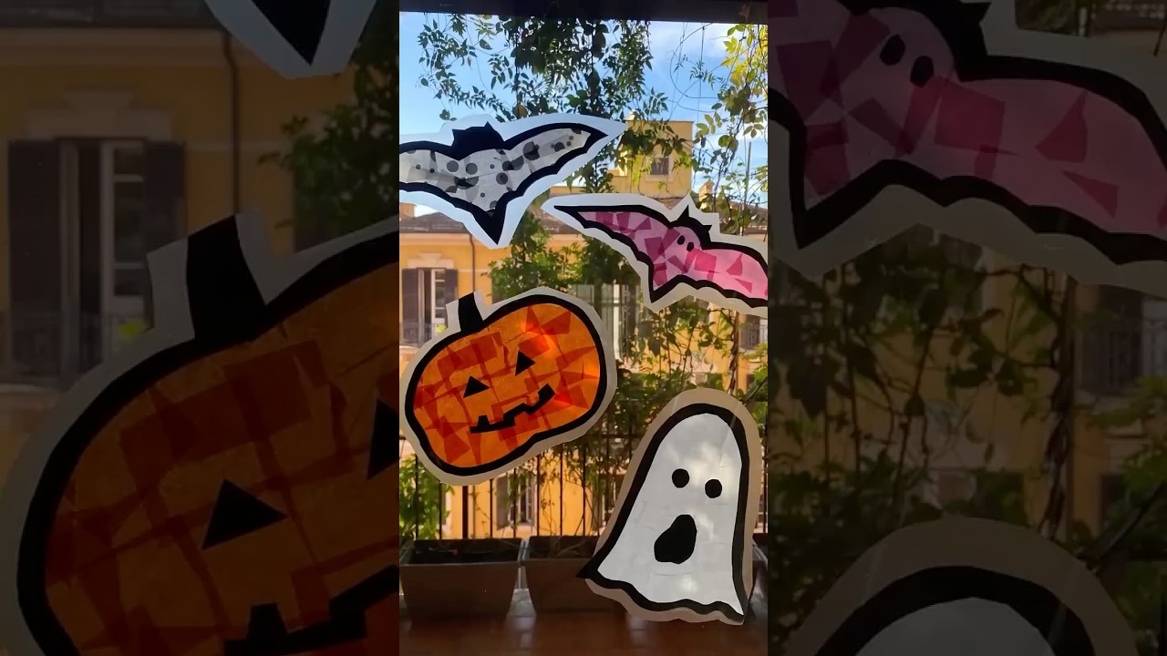 Evviva le vetrofanie di Hallowwen