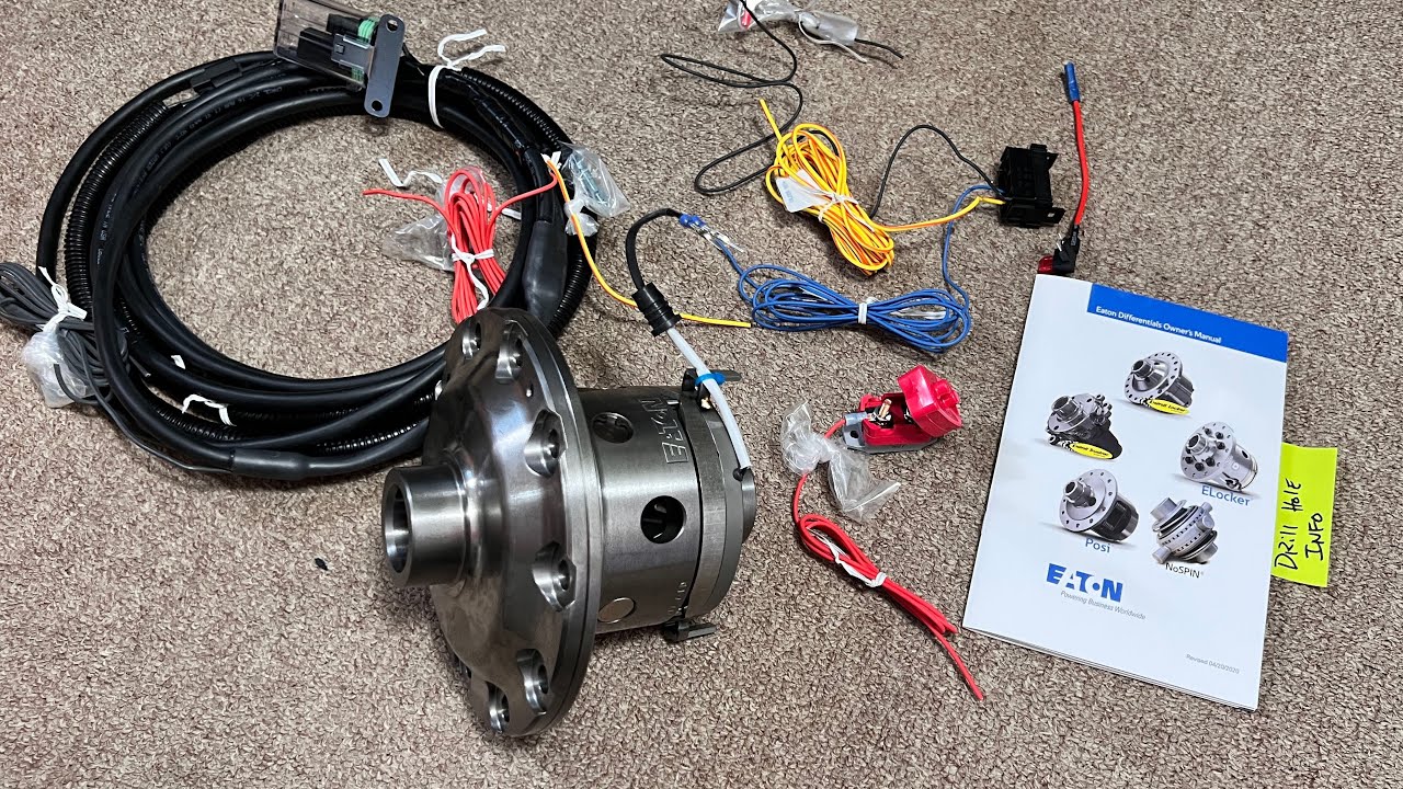 Eaton E-Locker Wiring inside Toyota Land Cruiser FZJ80