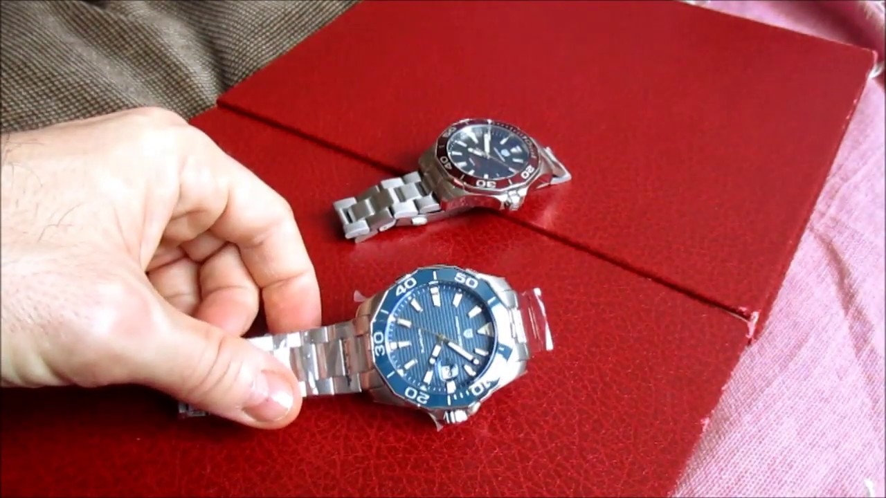 pagani PD 1617 beside Tag Hauer aquaracer